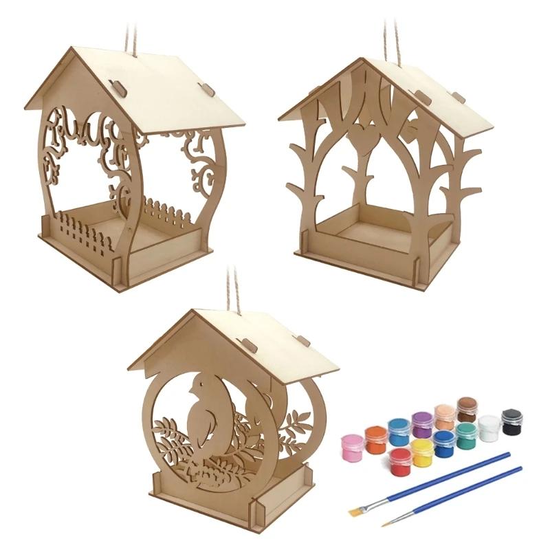 3   Ǵ DIY ߿ Birdhouse   DIY ׸  ٱ ׸ ̼ Ȱ 